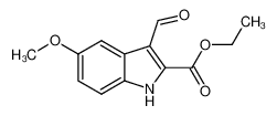3-甲酰基-5-甲氧基-2-乙氧羰基-1H-吲哚