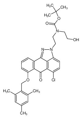 109921-42-8 structure, C33H36ClN3O5