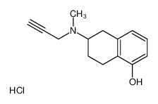 6-[Methyl(2-propyn-1-yl)amino]-5,6,7,8-tetrahydro-1-naphthalenol hydrochloride (1:1) 150542-92-0