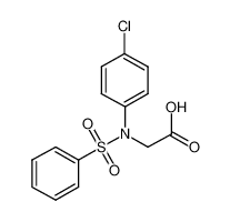 2-[N-(benzenesulfonyl)-4-chloroanilino]acetic acid 117309-41-8