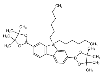 9,9-dihexyl-2,7-bis(4,4,5,5-tetramethyl-1,3,2-dioxaborolane-2-yl)dibenzosilole 852138-91-1