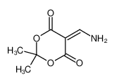 5-(aminomethylidene)-2,2-dimethyl-1,3-dioxane-4,6-dione 15568-88-4