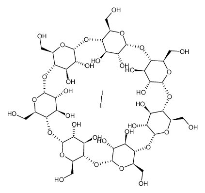 B-CYCLODEXTRIN-IODINE INCLUSION COMPLEX