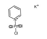 23390-65-0 structure, C5H5Cl5KNPt+