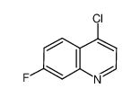 391-82-2 structure, C9H5ClFN