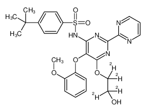 1065472-77-6 structure, C27H25D4N5O6S