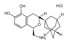 (1R,3S)-3-(adamantan-1-yl)-1-(aminomethyl)-3,4-dihydroisochromene-5,6-diol hydrochloride 145307-34-2