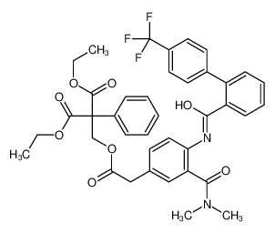 594842-13-4 structure, C39H37F3N2O8