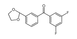 898759-68-7 structure, C16H12F2O3