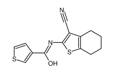 N-(3-Cyano-4,5,6,7-tetrahydro-1-benzothiophen-2-yl)-3-thiopheneca rboxamide 929700-64-1