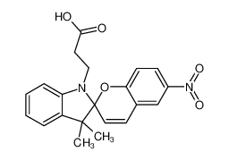 55779-26-5 1-(beta-羧基乙基)-3,3-二甲基-6'-硝基螺(吲哚啉- 2,2'-2H-苯并吡喃)