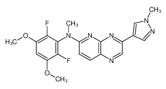 1431870-76-6 structure, C20H18F2N6O2