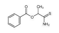 (1-amino-1-sulfanylidenepropan-2-yl) benzoate 4917-74-2