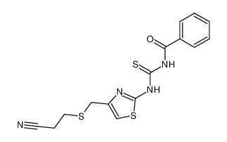 76823-90-0 spectrum, 3-[[[2-(3-benzoylthioureido)-4-thiazolyl]methyl]thio]propionitrile