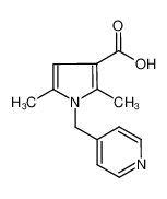 2,5-二甲基-1-(吡啶-4-基甲基)吡咯-3-羧酸