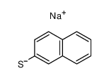 39689-37-7 structure, C10H7NaS