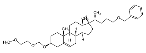 88204-44-8 (3S,8S,9S,10R,13R,14S,17R)-17-((R)-5-(benzyloxy)pentan-2-yl)-3-((2-methoxyethoxy)methoxy)-10,13-dimethyl-2,3,4,7,8,9,10,11,12,13,14,15,16,17-tetradecahydro-1H-cyclopenta[a]phenanthrene