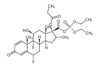 73205-12-6 structure, C28H39F2O9P