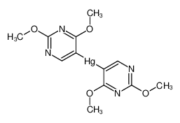 123551-51-9 spectrum, 5,5'-Mercuri-bis-(2,4-dimethoxypyrimidine)