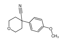 4-(4-methoxyphenyl)oxane-4-carbonitrile 3648-78-0