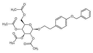 916458-79-2 2-(4-benzyloxyphenyl)ethyl 2,3,4,6-tetra-O-acetyl-β-D-glucopyranoside