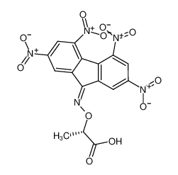 (2S)-2-[(2,4,5,7-tetranitrofluoren-9-ylidene)amino]oxypropanoic acid 50996-73-1