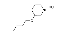 3-(4-Pentenyloxy)piperidine hydrochloride 1220033-05-5