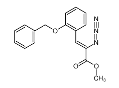 117175-27-6 spectrum, methyl 2-azido-3-(2-(benzyloxy)phenyl)acrylate