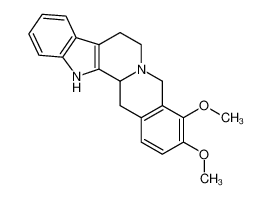 3,4-dimethoxy-5,7,8,13,13b,14-hexahydro-indolo[2',3':3,4]pyrido[1,2-b]isoquinoline