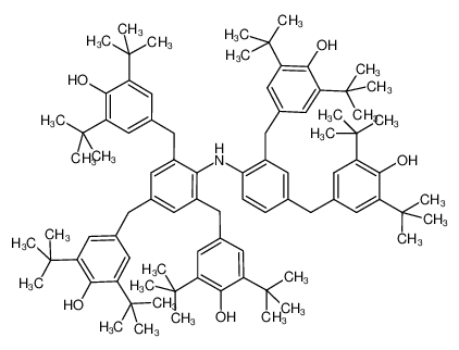 1020846-10-9 4,4',4''-((2-((2,4-bis(3,5-di-tert-butyl-4-hydroxybenzyl)phenyl)amino)benzene-1,3,5-triyl)tris(methylene))tris(2,6-di-tert-butylphenol)
