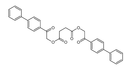 bis[2-oxo-2-(4-phenylphenyl)ethyl] butanedioate 5169-74-4