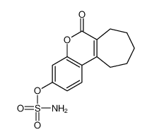 (6-oxo-8,9,10,11-tetrahydro-7H-cyclohepta[c]chromen-3-yl) sulfamate 288628-05-7