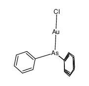 25749-29-5 structure, C18H16AsAuCl