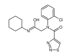 605638-15-1 structure, C17H19ClN4O2S