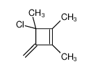 3-chloro-1,2,3-trimethyl-4-methylidenecyclobutene 90002-77-0