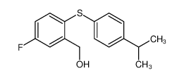 91527-97-8 [5-fluoro-2-(4-propan-2-ylphenyl)sulfanylphenyl]methanol