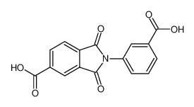 4-hydroxycarbonyl-N-(3-hydroxycarbonylphenyl)phthalimide 38250-60-1