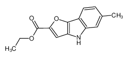 80019-67-6 ethyl 6-methyl furo[3,2-b]indole-2-carboxylate