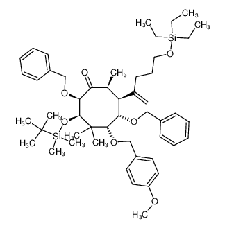 194420-15-0 (2R,3R,5R,6S,7S,8S)-2,6-Dibenzyloxy-3-(tert-butyldimethylsiloxy)-5-(p-methoxybenzyloxy)-4,4,8-trimethyl-7-{1-[3-(triethylsiloxy)propyl]vinyl}cyclooctanone