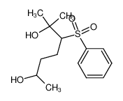 119460-90-1 spectrum, 2-methyl-3-(phenylsulfonyl)heptane-2,6-diol