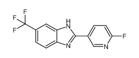 2-（6-氟-3-吡啶）-6-三氟甲基-1H-苯并咪唑