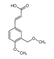 (2E)-3-[4-Methoxy-3-(methoxymethyl)phenyl]-acrylic acid 893733-63-6