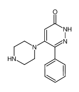 3-phenyl-4-piperazin-1-yl-1H-pyridazin-6-one 132814-16-5