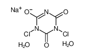 1,3,5-Triazine-2,4,6(1H,3H,5H)-trione,1,3-dichloro-, sodium salt, hydrate (1:1:2)  98%