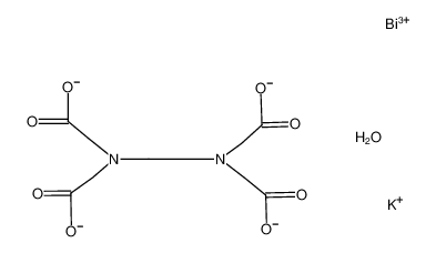 124029-30-7 structure, C10H14BiKN2O9