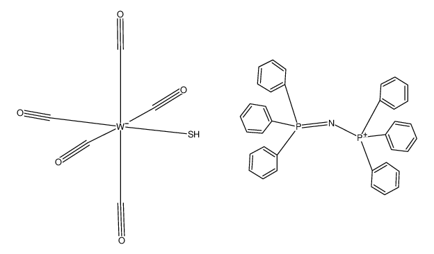 71771-28-3 spectrum, [bis(triphenylphosphine)nitrogen][W(CO)5(SH)]