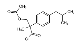 313219-79-3 Acetic acid 2-chlorocarbonyl-2-(4-isobutyl-phenyl)-propyl ester