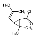 4489-14-9 spectrum, 2,2-dimethyl-3R-(2'-methyl-1'-propenyl)-cyclopropane-1R-carboxylic acid chloride