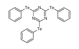 142312-17-2 structure, C21H15N3Te3