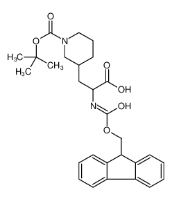 2-(Fmoc-氨基)-3-(1-boc-3-哌啶)丙酸